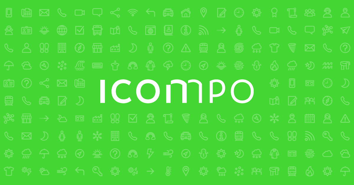 フリーダイヤル R Icompo 商用フリーのアイコン素材サイト